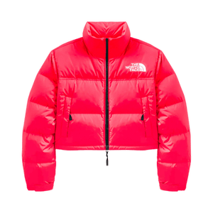 The North Face Nuptse Short Jacket 'Brilliant Coral'