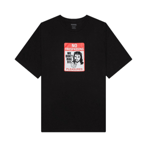 Pleasures Trespass T-Shirt 'Black'