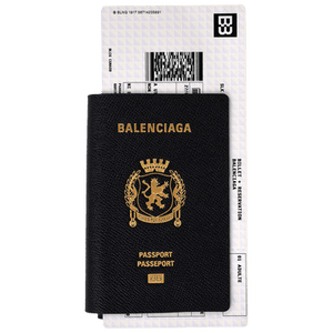 Balenciaga Passport Long Wallet 1 Ticket 'Black'