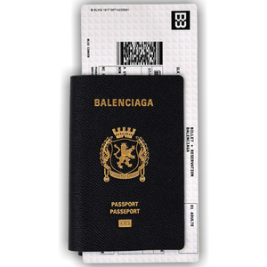 Balenciaga Passport Long Wallet 1 Ticket 'Black'