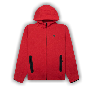 Nike Sportswear Tech Fleece Windrunner Hoodie 'Light University Red Heather/Black'