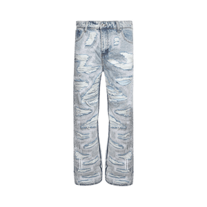 Who Decides War Distress Overlay Bare Pocket Denim 'Sky'