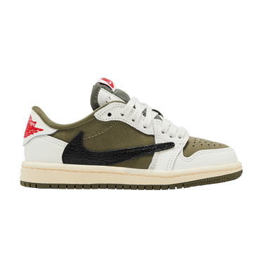 Travis Scott x Air Jordan 1 Retro Low OG SP PS 'Reverse Olive / Medium Olive'