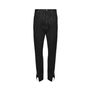 Rick Owens Denim Bolan Banana Pants 'Black/Wax'