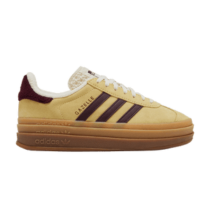 adidas Women's Gazelle Bold 'Almost Yellow Maroon'