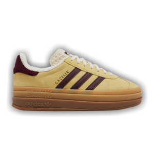 adidas Women's Gazelle Bold 'Almost Yellow Maroon'