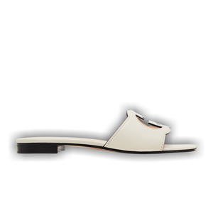 Gucci Wmns Interlocking G Cut-Out Slide Sandal 'Mystic White'