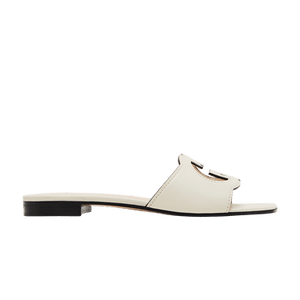 Gucci Wmns Interlocking G Cut-Out Slide Sandal 'Mystic White'
