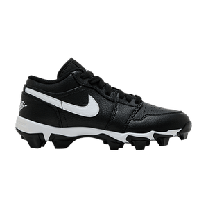 Air Jordan 1 Low Cleat GS 'Black White'