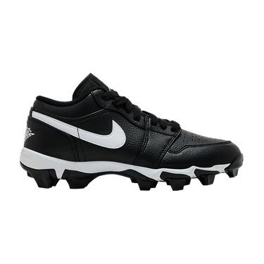 Air Jordan 1 Low Cleat GS 'Black White'