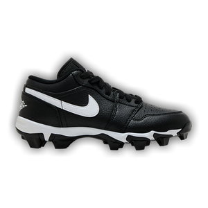 Air Jordan 1 Low Cleat GS 'Black White'
