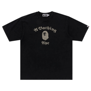 BAPE A Bathing Ape Overdye Relaxed Fit Tee 'Black'