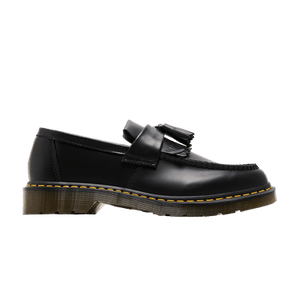 Dr. Martens Adrian Yellow Stitch Leather Tassel Loafer 'Black'