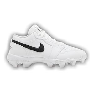 Air Jordan 1 Low Cleat GS 'White Black'