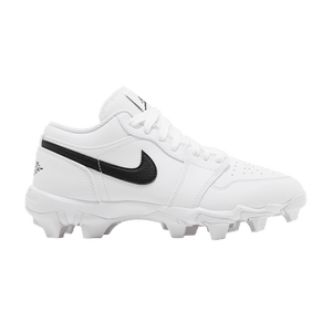 Air Jordan 1 Low Cleat GS 'White Black'