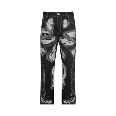 Who Decides War Darning Side Embroidery Pant 'Coal'