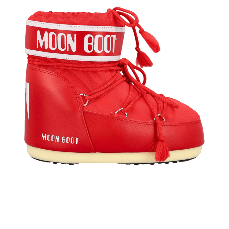 Moon Boot Icon Nylon Low Boot 'Red' 14093400009/80D1409340D001