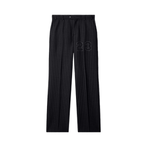Off-White 23 Print Pinstriped Slim Cut Trousers 'Blue'