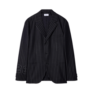 Off-White 23 Print Pinstriped Blazer 'Multicolor'
