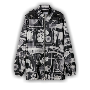 Off-White X-Ray Hooded Windbreaker Jacket 'Black/White'