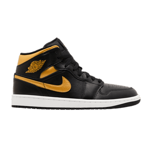 Air Jordan 1 Mid 'Black Metallic Gold'