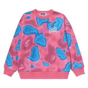 BAPE Liquid Camo Sta Relaxed Fit Crewneck Sweat 'Pink'