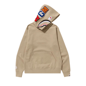 BAPE Shark Pullover Hoodie 'Beige'