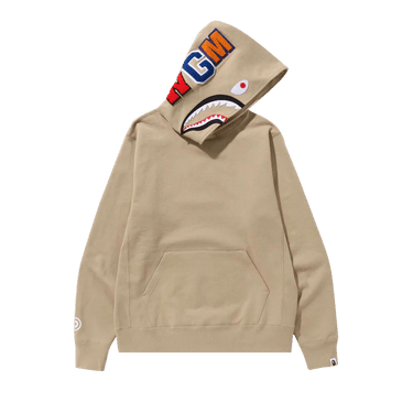 BAPE Shark Pullover Hoodie 'Beige'