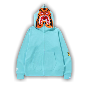 BAPE Tiger Full Zip Hoodie 'Green'