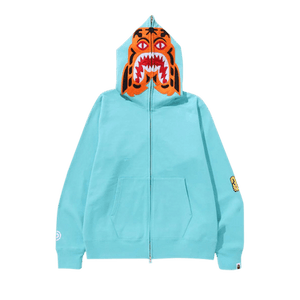BAPE Tiger Full Zip Hoodie 'Green'