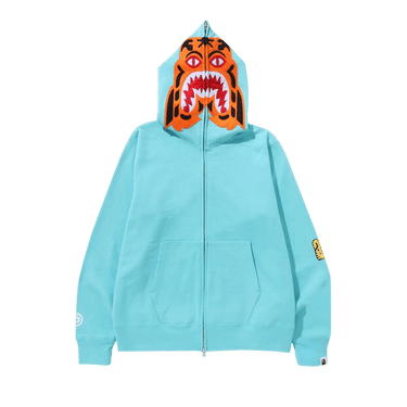 BAPE Tiger Full Zip Hoodie 'Green'