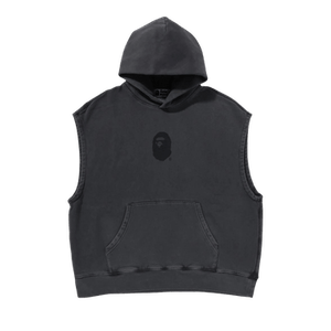 BAPE Sleeveless Pullover Hoodie 'Charcoal'