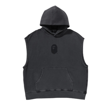 BAPE Sleeveless Pullover Hoodie 'Charcoal'