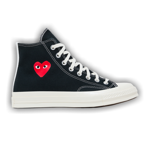 Comme des Garçons PLAY x Converse Chuck 70 High 'Small Red Heart - Black'