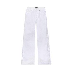 PURPLE BRAND Wide Side Cut Out 'White'