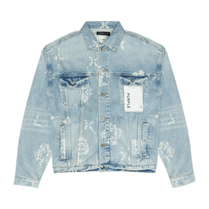 PURPLE BRAND Type Monogram Denim Jacket 'Light Indigo'