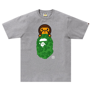BAPE Ink Camo Milo On Ape Head Tee 'Grey'