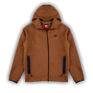 Nike Sportswear Tech Fleece Windrunner Full Zip Hoodie 'Light British Tan/Black'
