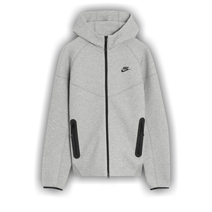 Nike Sportswear Tech Fleece Windrunner Full Zip Hoodie 'Dark Grey Heather/Black'