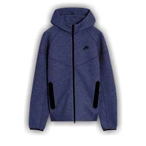 Nike Sportswear Tech Fleece Windrunner Full Zip Hoodie 'Obsidian Heather/Black'