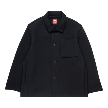 Nike Sportswear Tech Fleece Reimagined Oversized Shacket 'Black/Black'