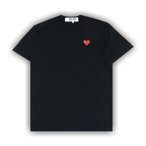 Comme des Garçons PLAY Heart Emblem T-Shirt 'Black'