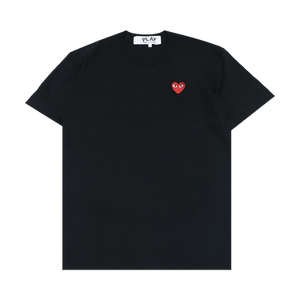 Comme des Garçons PLAY Heart Emblem T-Shirt 'Black'