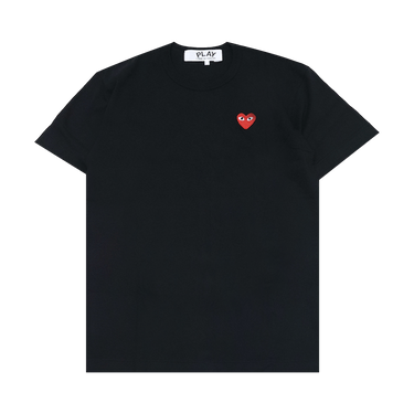 Comme des Garçons PLAY Heart Emblem T-Shirt 'Black'