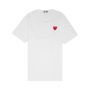 Comme des Garçons PLAY Heart Emblem T-Shirt 'White'