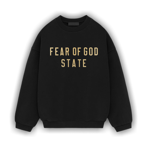 Fear of God Essentials Fleece Crewneck 'Black'