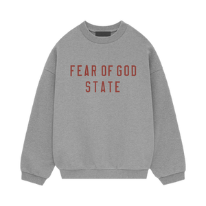 Fear of God Essentials Fleece Crewneck 'Dark Heather'