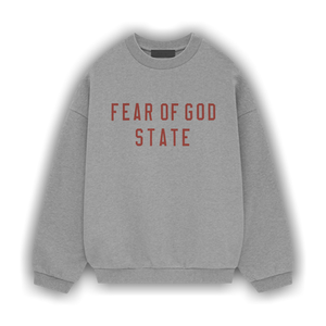 Fear of God Essentials Fleece Crewneck 'Dark Heather'