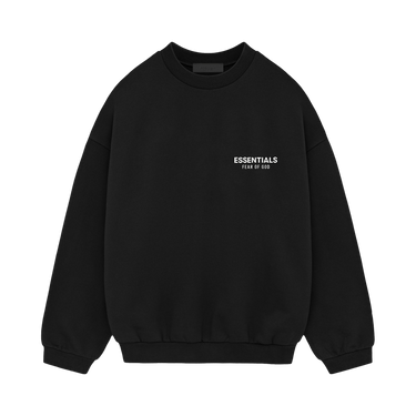Fear of God Essentials Fleece Crewneck II 'Black'