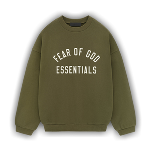 Fear of God Essentials Fleece Crewneck 'Military'